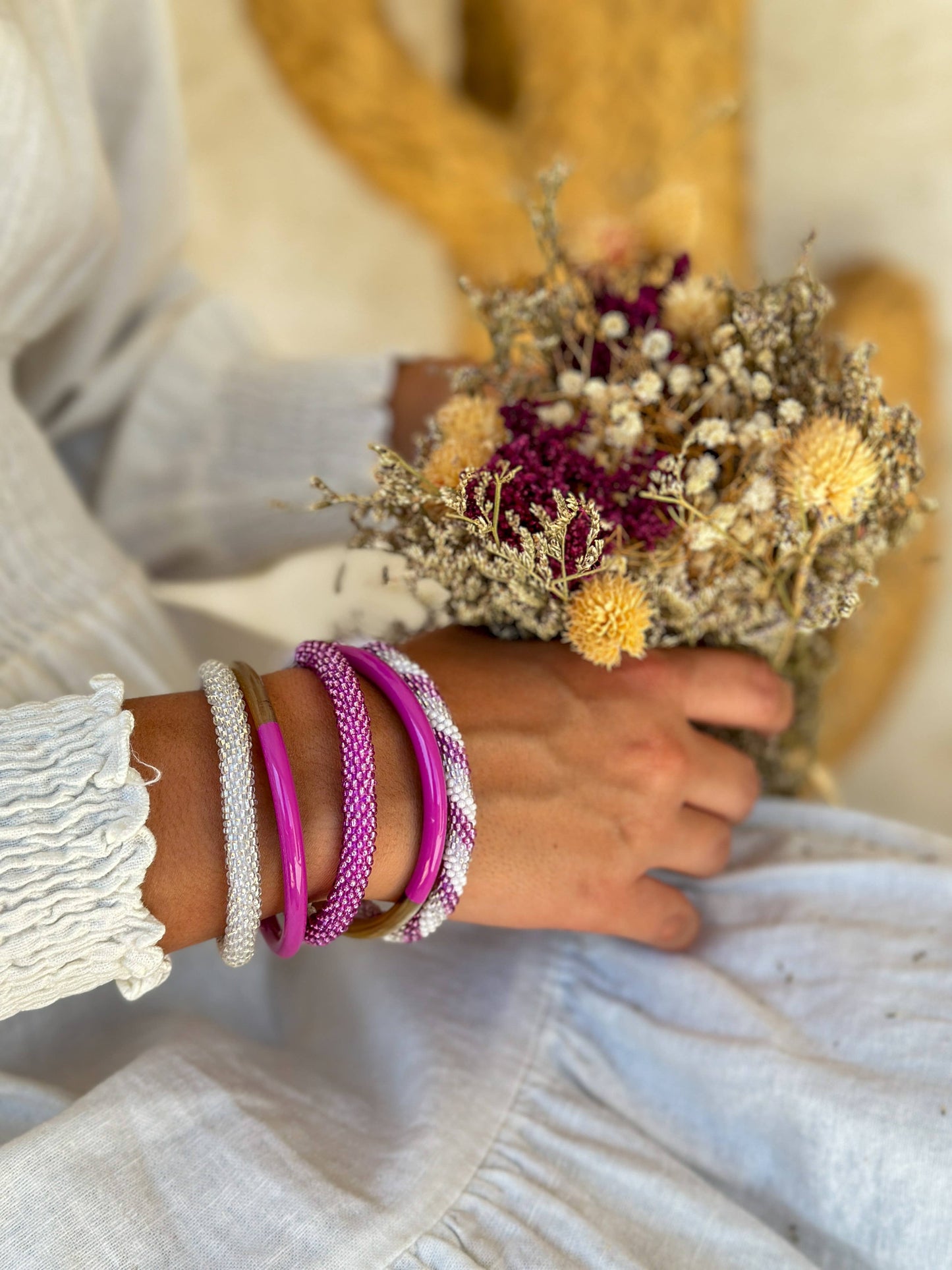 Bracelet népalais Argent
