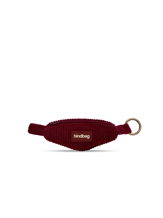 Porte-clés banane côme velours bordeaux - DupontDupont