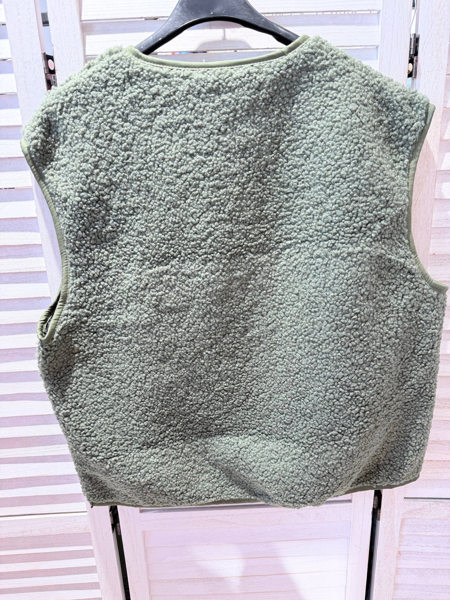 Gilet teddy boutonné: Kaki / TU - DupontDupont