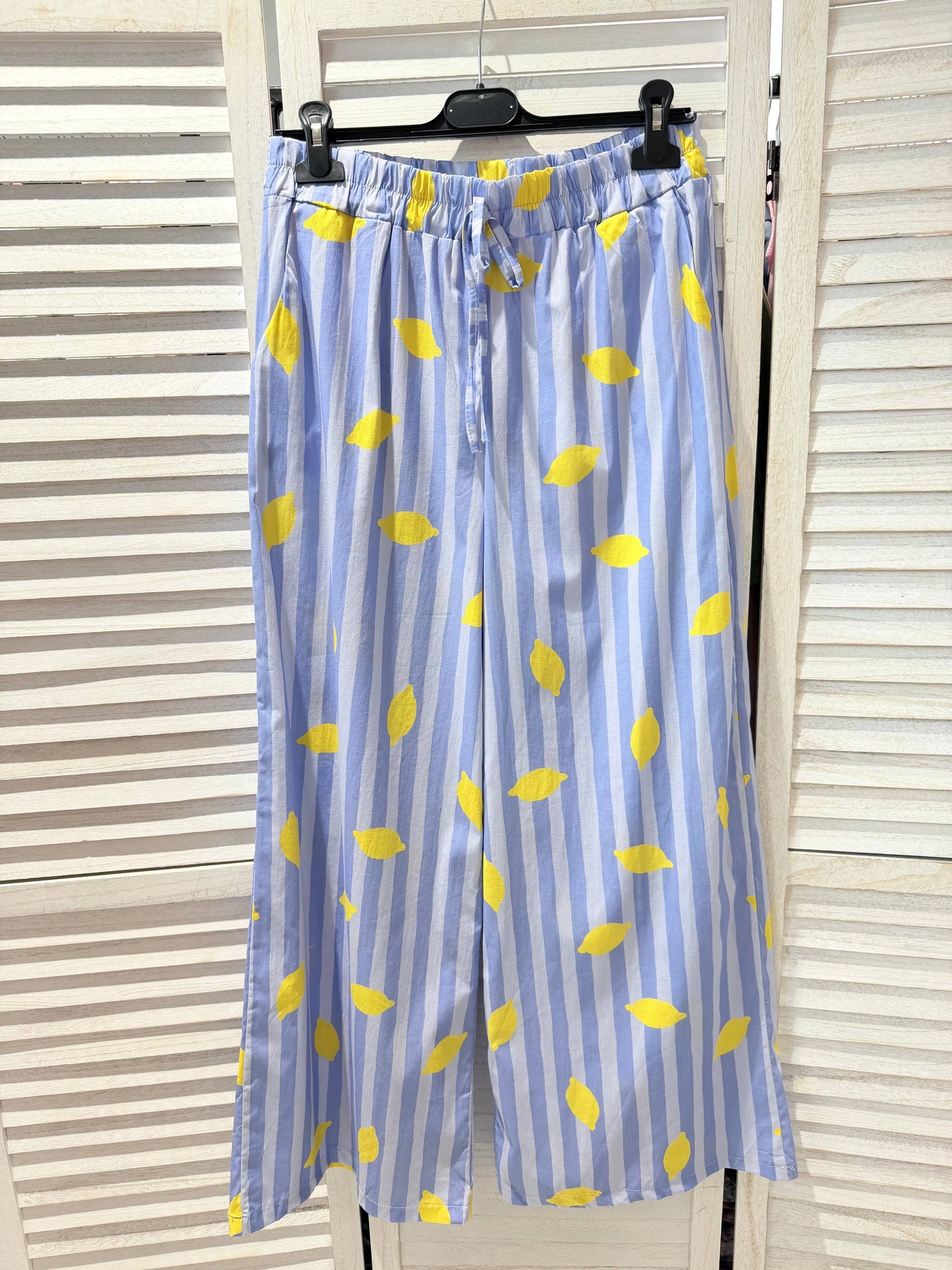 Pantalon imprimé fruit: Bleu / TU
