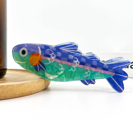 Pince à cheveux sardine bleu - DupontDupont