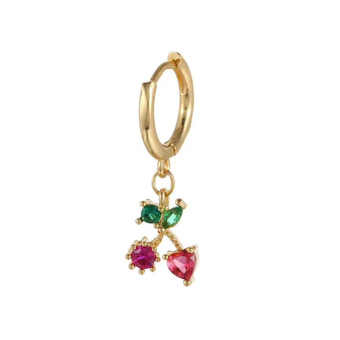Boucle d’oreille puce Cerise - DupontDupont