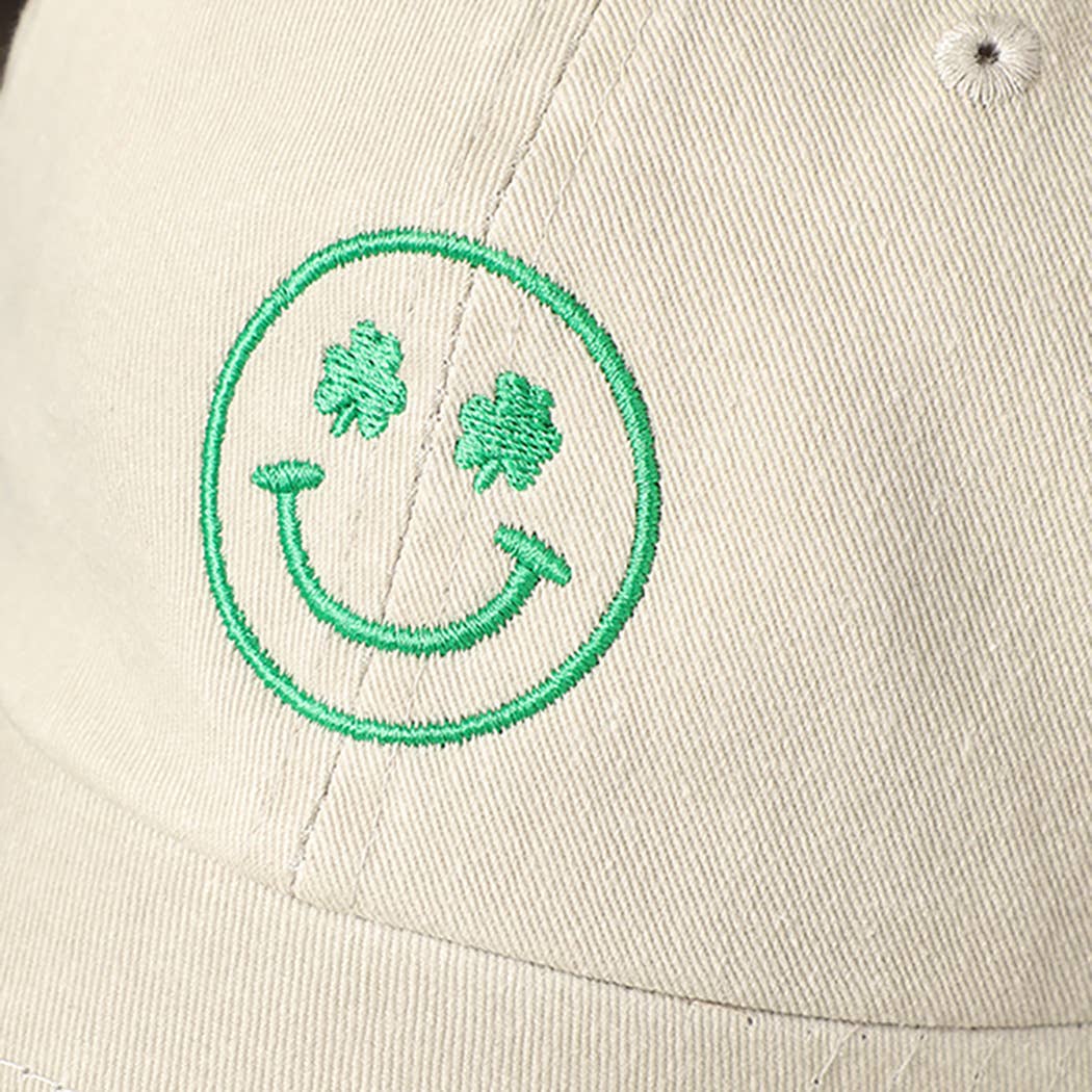 Casquette brodée Clover Happy Face