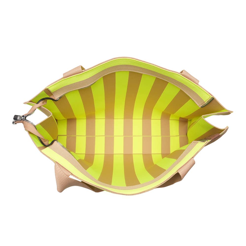 Cabas rayé Lara jaune - DupontDupont
