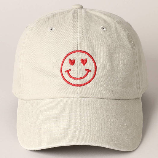 Casquette brodée Face