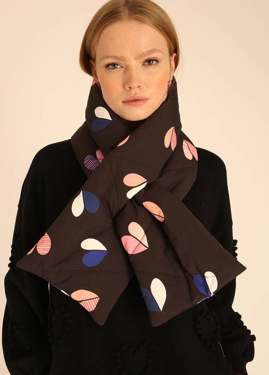 ÉCHARPE MATELASSÉE CŒUR