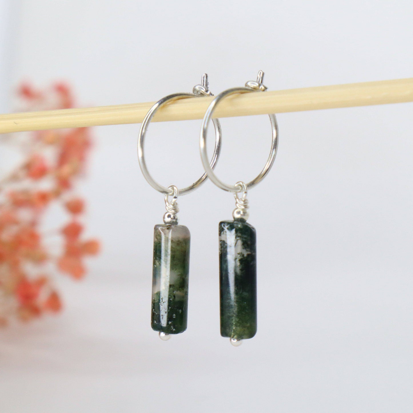 Betula: Or / Agate mousse / Paire - DupontDupont