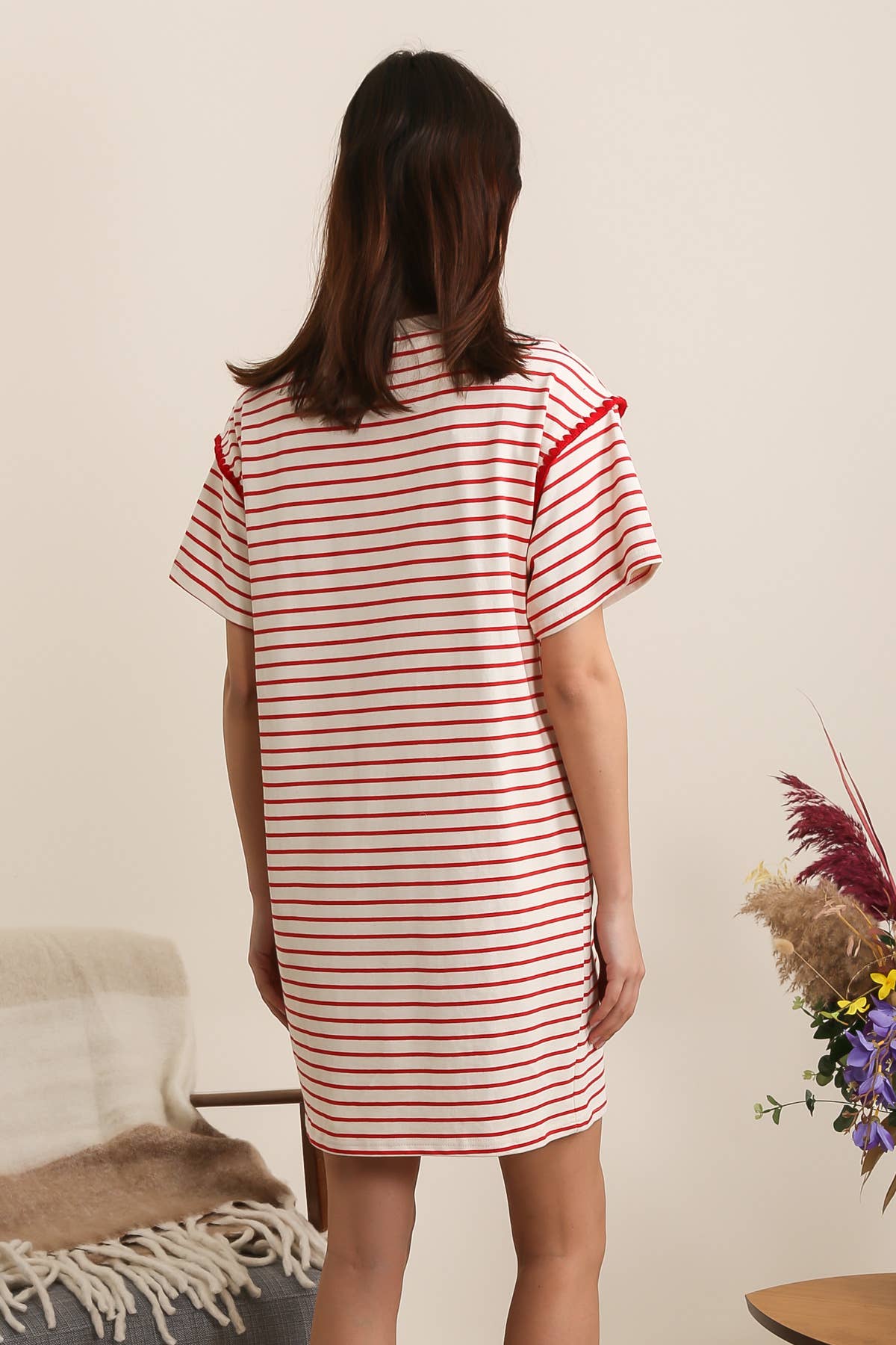 ROBE À RAYURES