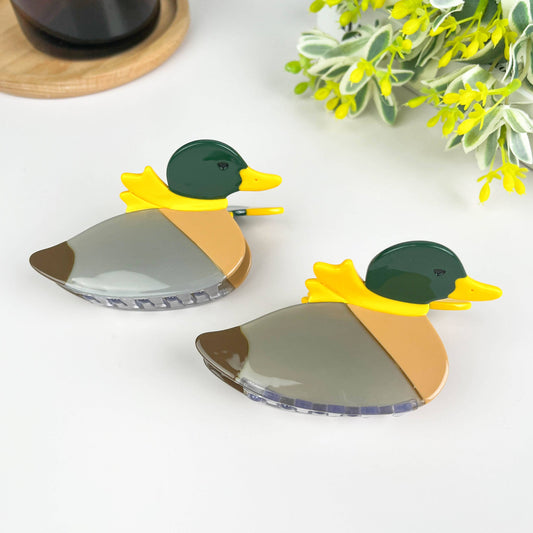 Pince à griffes de canard, pince à cheveux en acétate animal - DupontDupont