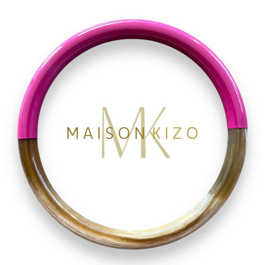 Jonc corne de buffle Fushia