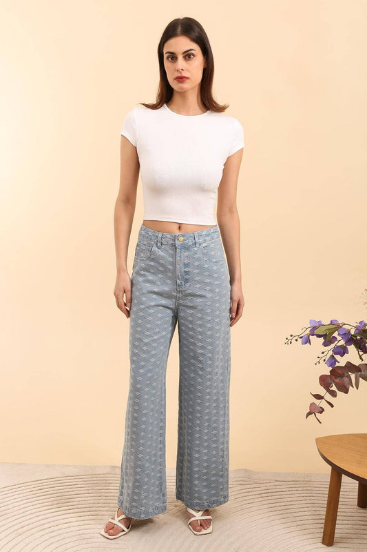 PANTALON LARGE DENIM