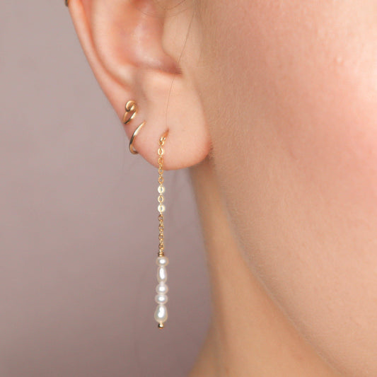 Silva: Or / Perle de culture / Paire - DupontDupont