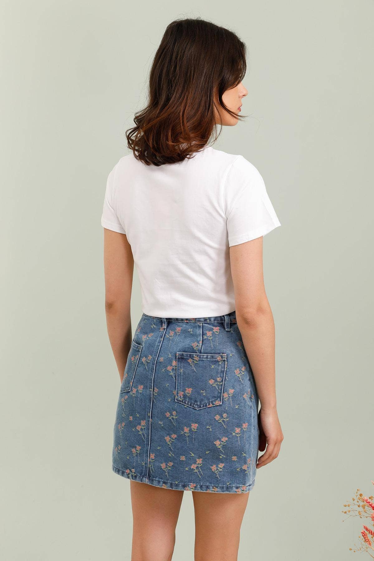 T-shirt patch marguerite
