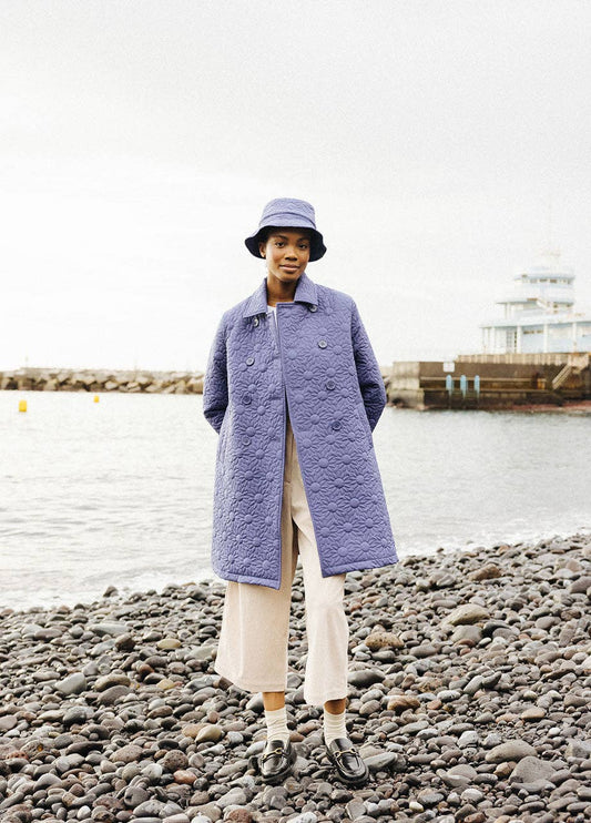MANTEAU MARGUERITE mauve