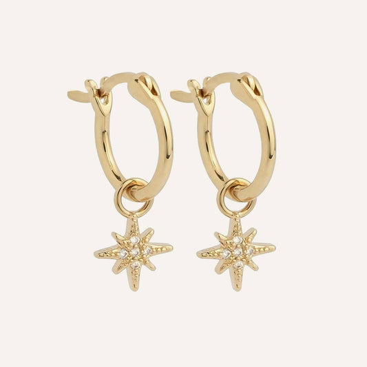 Mini créole Enya: Plaqué or / La paire