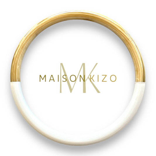 Jonc corne de buffle Blanc