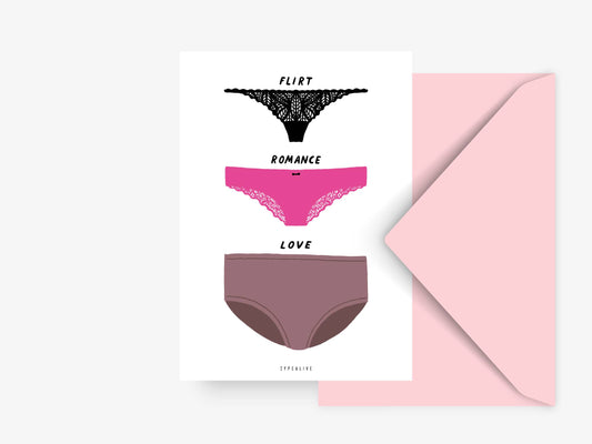 Carte postale/Flirt Romance Love