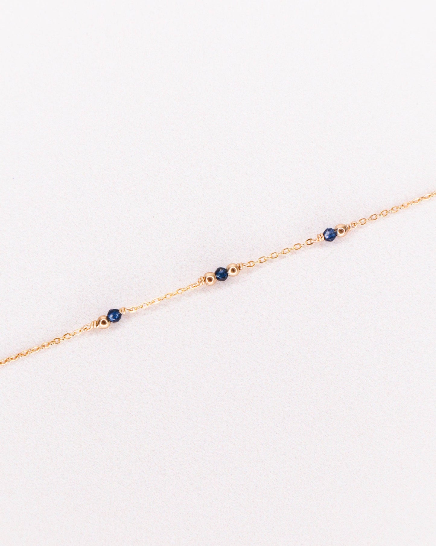 Bracelet Aube avec pierre Grenat