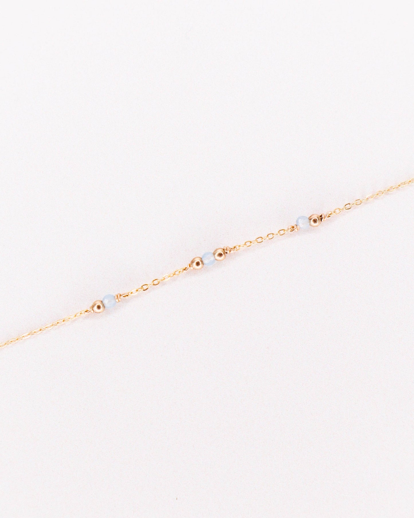Bracelet Aube avec pierre Grenat