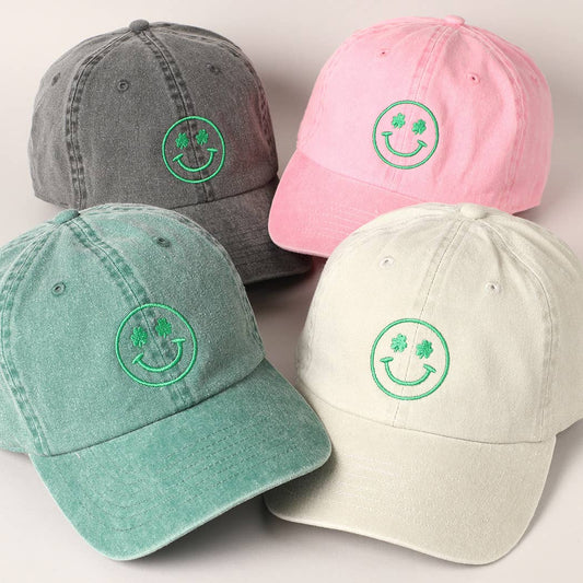 Casquette brodée Clover Happy Face