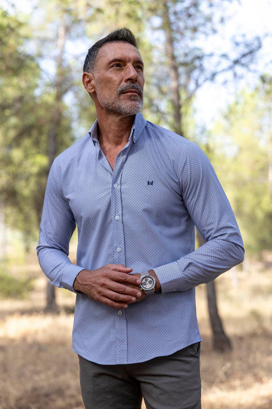 Chemise Imprimée Grise | Torrejón: M (3)