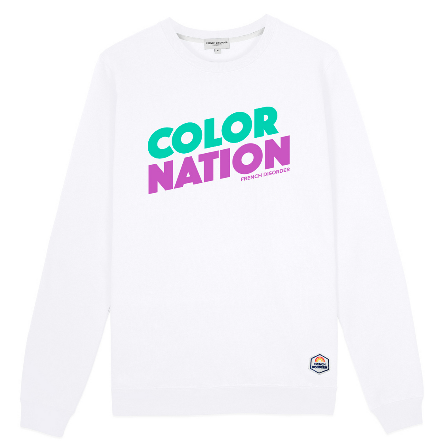 Sweat Dylan Color Nation Blanc