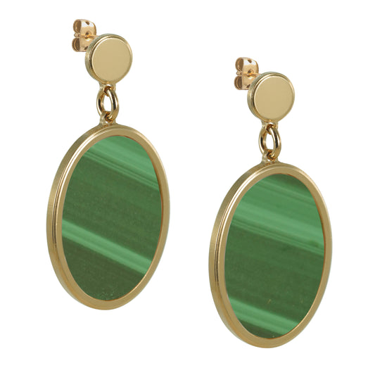 Boucles d'oreilles ovale Double Miroir - DupontDupont