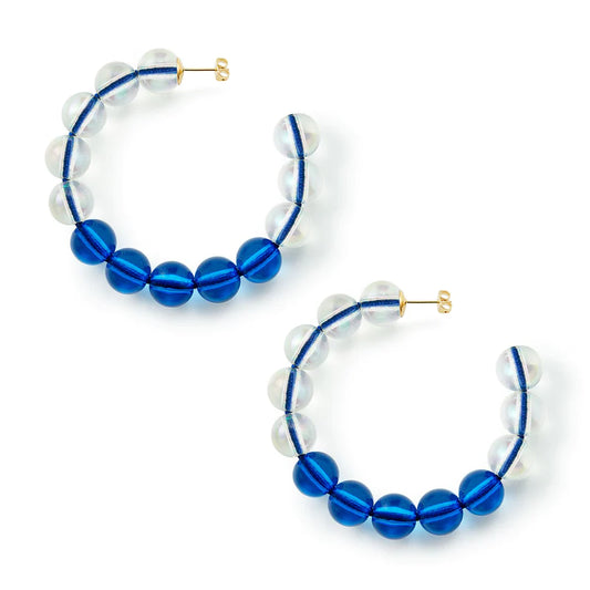 Créoles bubble tea bleu - DupontDupont