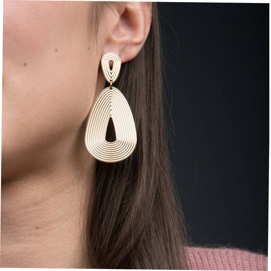 Boucles d'oreilles XL 7 chemins goutte - DupontDupont