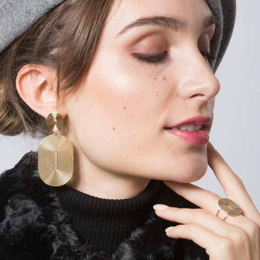 Boucles d'oreilles XL 7 chemins - DupontDupont