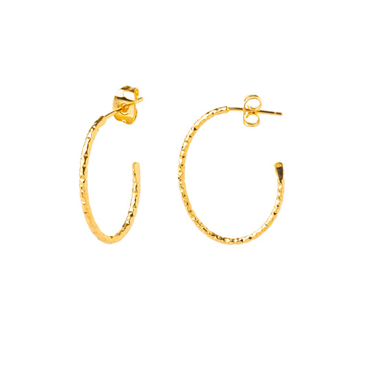 Créoles Ovale martelé - DupontDupont