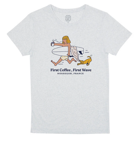 T-shirt first coffee