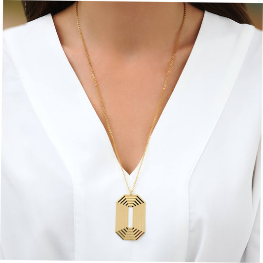 Sautoir 7 chemins octogone - DupontDupont