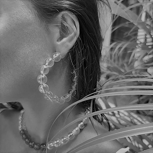 Créoles bubble tea jaune - DupontDupont